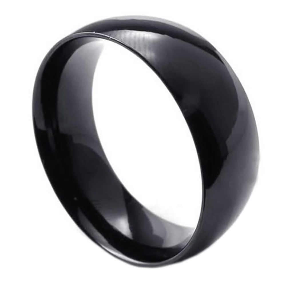 KONOV Unisex Stainless Steel Comfort Fit Band